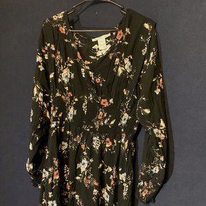 XL floral dress